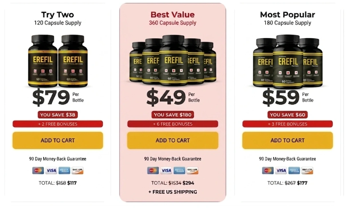 Erefill   Pricing Details